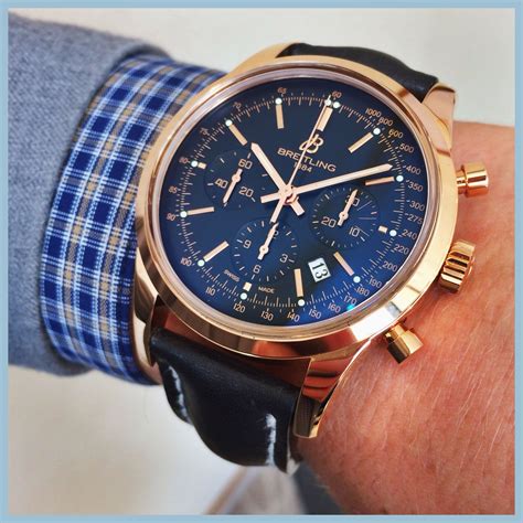 breitling transocean rose gold|Review: Breitling Transocean Chronograph .